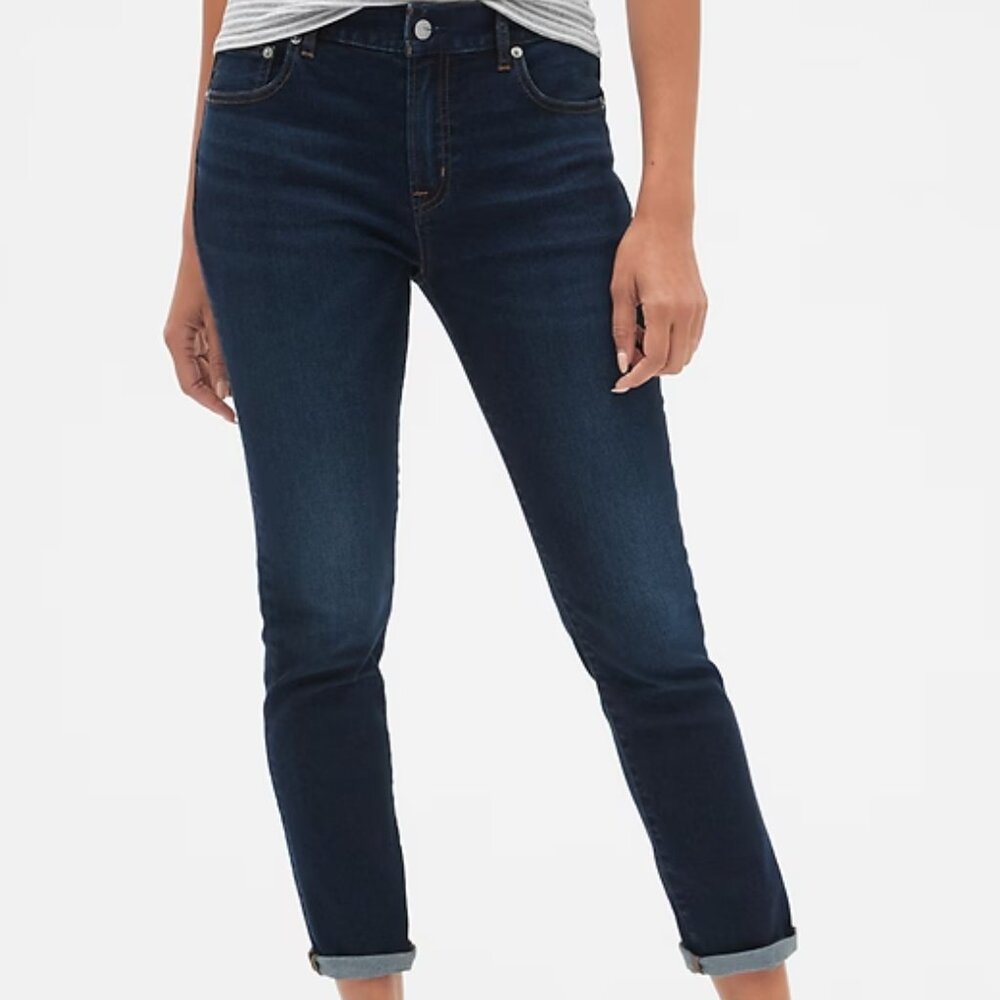 GAP Women's Deep Indigo Boot-Cut Jeans